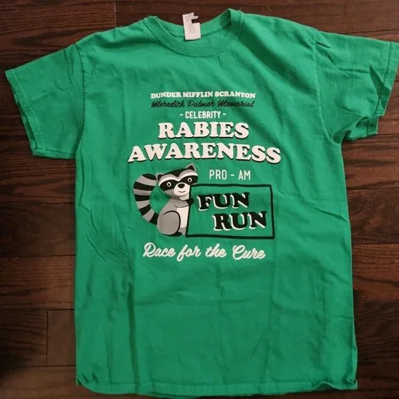 The Office Rabies Awareness Shirt Dunder Mifflin Rabies Awareness